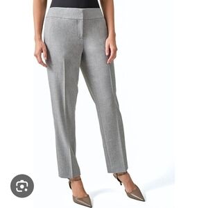 Kasper Stretch Crepe Mid-Rise Ankle Pants Size XS Gray New Career  30x31